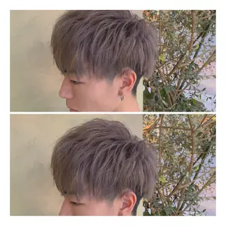 ショート カラー ヘアアレンジ メンズ ange☞ soutaのヘアスタイル