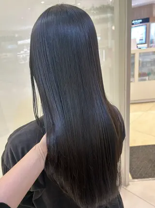 ロング カラー 髪質改善/縮毛矯正 ササキナツミのヘアスタイル