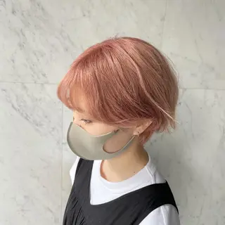 ショート カラー ブリーチ人気No.1 MANATO🎨🌈のヘアスタイル