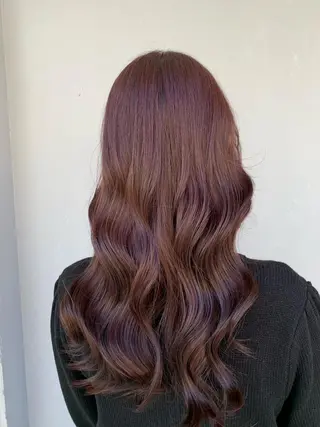 ロング カラー 深沢 秀のヘアスタイル