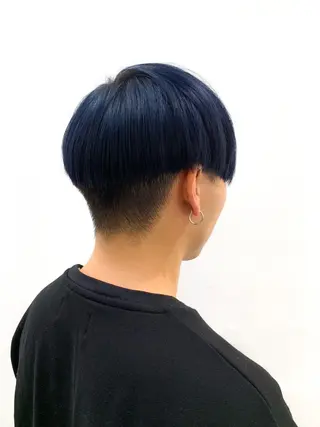 ショート カラー メンズ THE./ブリーチ 透感カラー/髪質改善のヘアスタイル