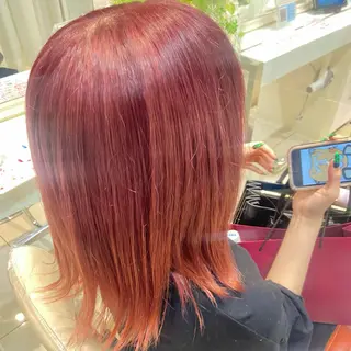 セミロング カラー SALOWIN 新宿三丁目East所属・縮毛矯正/艶カラー /美髪/ﾒｸﾞﾐのヘアスタイル