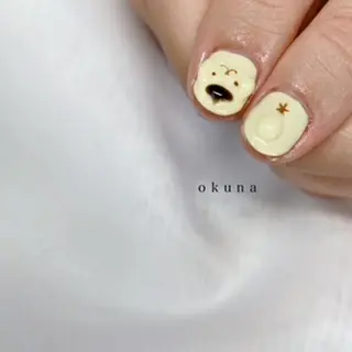 ショート パンチャパンチャ ネイルサロンのネイルデザイン