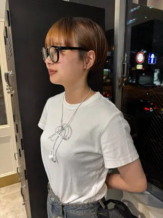 ショート sliver siki・ayanaのヘアスタイル