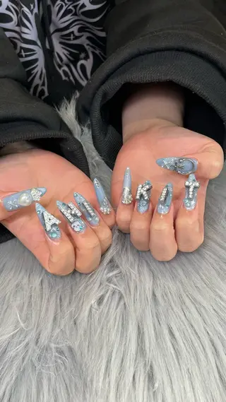 ネイル RICO NAIL所属・RICO Nail パーツつけ放題🌈のネイルデザイン