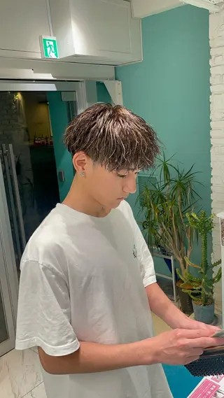 ショート カラー メンズ メンズ特化型美容師 sakuraのヘアスタイル