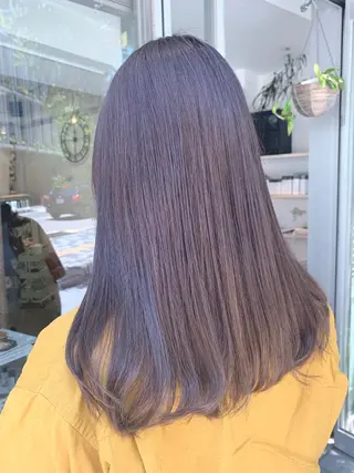 ロング カラー fio マナミのヘアスタイル