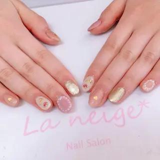 ネイル La neige* yuki 🥯🍑のネイルデザイン