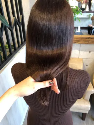 ロング カラーパティシエ facce🌼ikoのヘアスタイル