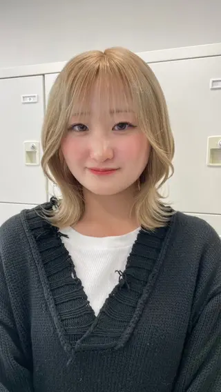 カラー mayu/ブリーチ/ layer/似合わせのヘアスタイル