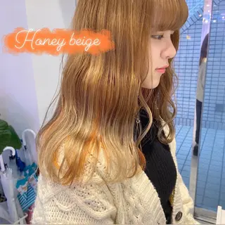 ロング カラー ヘアアレンジ レイヤーカット指名 No.1💖マユカのヘアスタイル