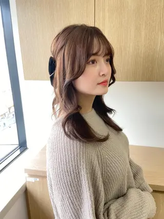 ロング 新宿/韓国ヘア 中明度カラー/かやのヘアスタイル