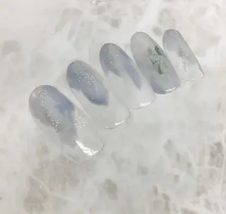 ネイル (∩_∩)ミモネイル /eyelashのネイルデザイン