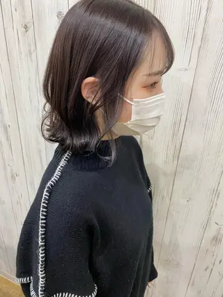 ショート カラー ヘアアレンジ reverie【レヴリー】所属・夜23時まで予約🉑 reverieあきらのヘアスタイル