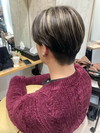 メンズ ✨色持ちの良い艶 カラー✨蟹江真世のヘアスタイル