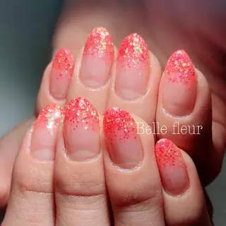 ミディアム ネイル Belle fleurのネイルデザイン