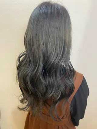 ロング ブリーチ毛対応酸性 ストレート🌈サキのヘアスタイル