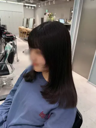 ミディアム カラー 🤍haruna 🤍SUIのヘアスタイル