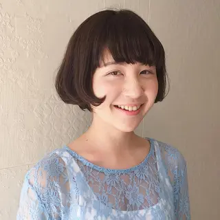 ショート カラー パーマ ヘアアレンジ 長井 美佳のヘアスタイル