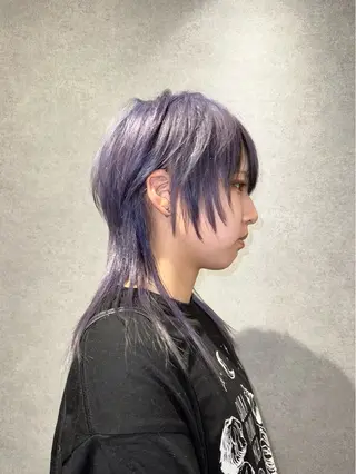 ショート カラー ハイトーン/レイヤー /ウルフ⭐️永田⭐️のヘアスタイル