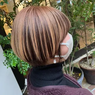 ショート カラー i MA　ヘアスタジオ所属・勝野 麻美のヘアスタイル