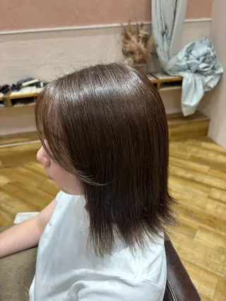 ミディアム 森 明日希のヘアスタイル