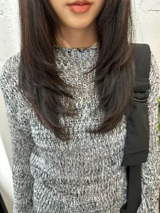 セミロング kaminote所属・福西晃希 【艶髪・髪質改善】のヘアスタイル