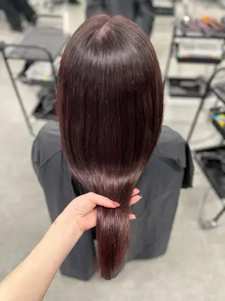 カラー ベージュ・ラベンダー カラー🎀りりのヘアスタイル