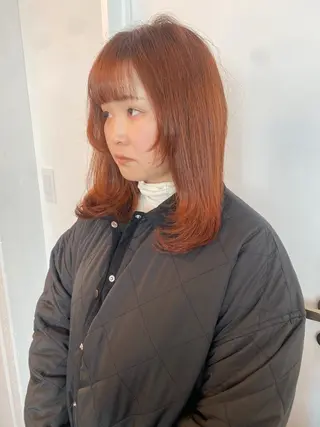 ミディアム カラー 綾香 /透明感カラーのヘアスタイル