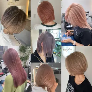 ミディアム カラー RIENS♡xrea 山本優舞のヘアスタイル