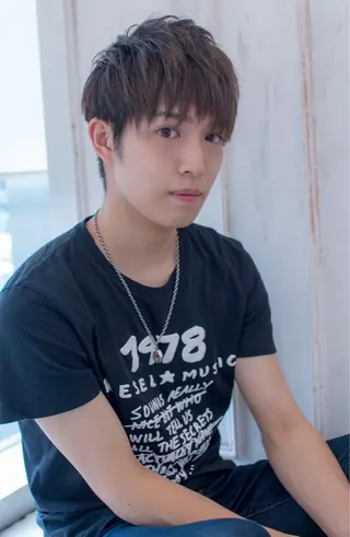 ショート メンズ 大人可愛いレイヤー 大田のヘアスタイル