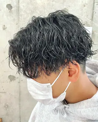 ショート パーマ Beginning所属・仲岡 里海のヘアスタイル