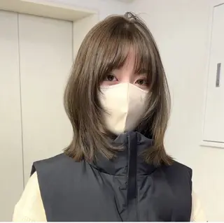ミディアム ブリーチなし/透明感 /ショート/大世のヘアスタイル
