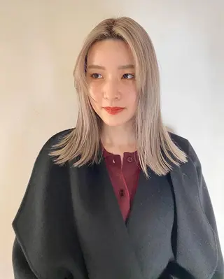 ミディアム カラー レイヤー/パーマ /ウルフ/nabeのヘアスタイル