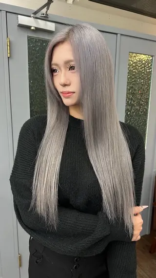 カラー 田中 莉香のヘアスタイル