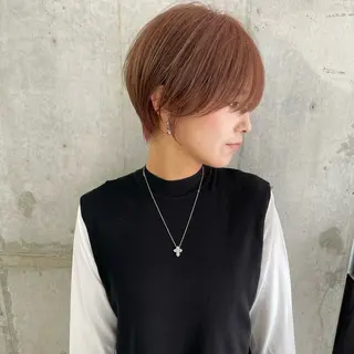 ショート ウルフとハイトーン みっちー✂️のヘアスタイル