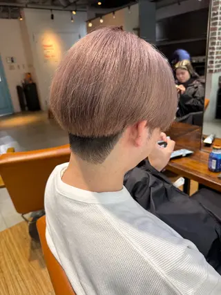 カラー ヘアアレンジ メンズ 💞艶カラー/ ブリーチ💞ユウカのヘアスタイル