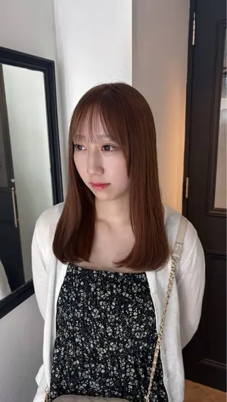 セミロング カラーモデル募集✨️ YUKI🎀☁️のヘアスタイル