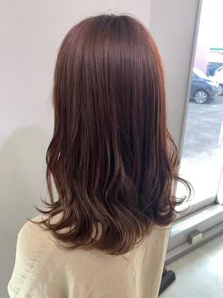 ミディアム カラー theF___ yukoのヘアスタイル
