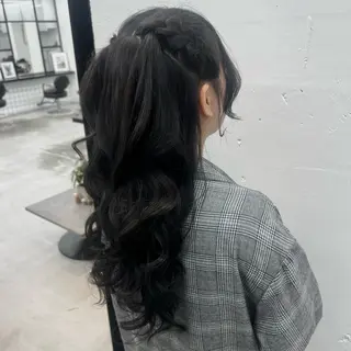 ロング カラー ヘアアレンジ 🎀ちさ🎀 JILLSTUDIOのヘアスタイル