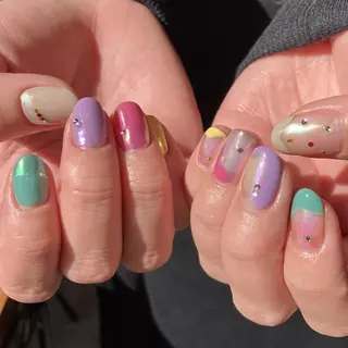 ネイル 【パラジェル認定】 newiネイル京橋のネイルデザイン