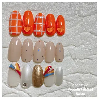 ミディアム ネイル 👑enen style👑のネイルデザイン
