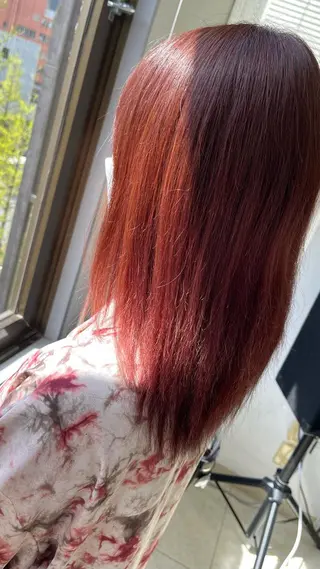 ロング カラー 🇰🇷韓国ヘア 🇰🇷ナミユウのヘアスタイル