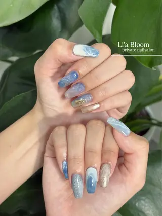 ネイル Li'a Bloom所属・🦋🤍 madoka🤍のネイルデザイン