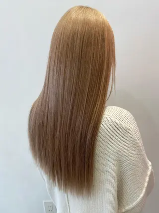 ロング カラー 新宿/韓国ヘア 中明度カラー/かやのヘアスタイル