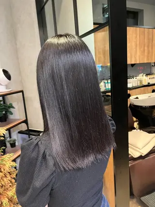 セミロング カラー ヘアアレンジ yuuri🎀/大宮 /韓国ヘア/レイヤーのヘアスタイル