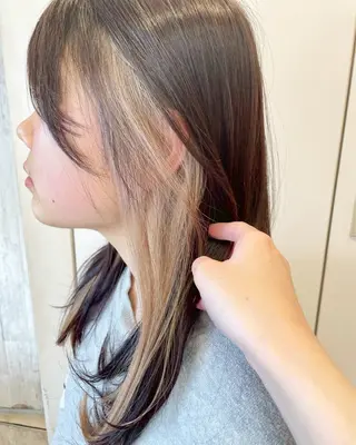 カラー カラーモデル募集中 🍒　豊田　愛のヘアスタイル