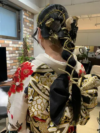 ロング キッズ newi saLyu 片岡ふきのヘアスタイル