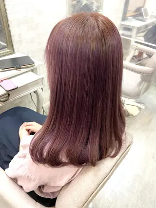 ミディアム ヘアセット☆ 髪質改善カラー☆まいのヘアスタイル