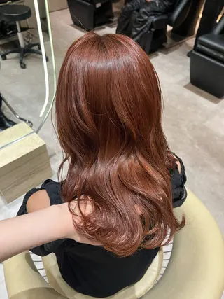 セミロング 顔周りカット/ 透明感カラー/ユナのヘアスタイル